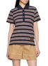 MONCLER LOGO 饰条纹 POLO 衫
