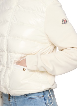  - MONCLER - 绗缝羽绒拼接夹克