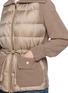  - MONCLER - 绗缝羽绒拼接针织夹克