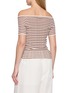 背面 - 点击放大 - EDITION - Striped Off Shoulder Knitted Top