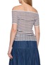 背面 - 点击放大 - EDITION - Striped Off Shoulder Knitted Top