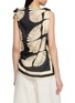 背面 - 点击放大 - EDITION - Sleeveless Scarf Knotted Printed Top