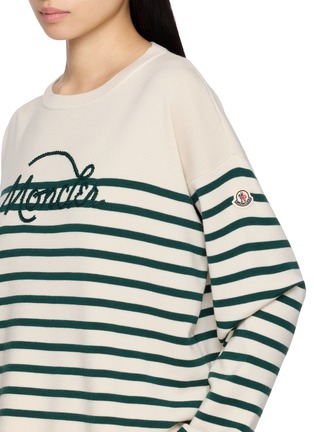  - MONCLER - 刺绣 LOGO 针织衫