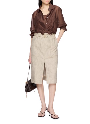 模特儿示范图 - 点击放大 - EDITION - Patch Pocket Button Up Shirt