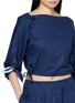  - EDITION - Boat Neck Off Shoulder Blouse