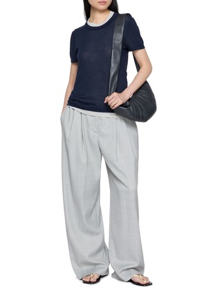 模特儿示范图 - 点击放大 - EDITION - Layered Knitted T-shirt