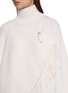  - CARVEN - Fringed High Neck Jumper
