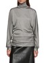 CARVEN 后背绑带围裹式长袖上衣