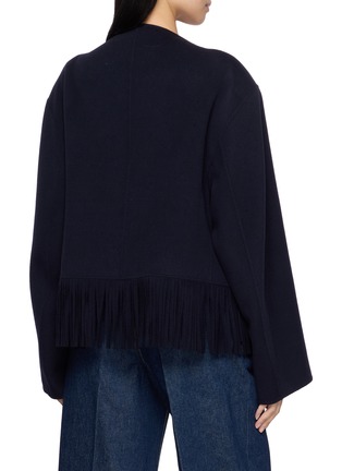 背面 - 点击放大 - CARVEN - Fringed Double Breasted Cropped Jacket