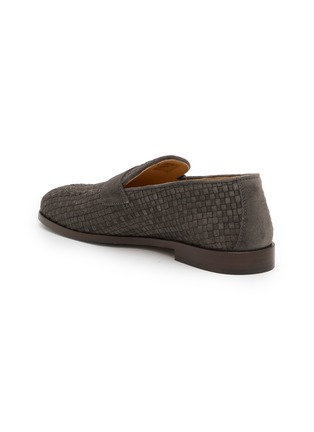  - BRUNELLO CUCINELLI - 提花绒面皮便士乐福鞋