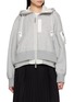 首图 - 点击放大 - SACAI - 拼接连帽拉链卫衣外套
