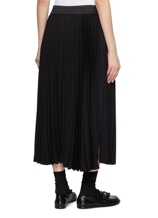 背面 - 点击放大 - SACAI - 系带百褶中长半身裙