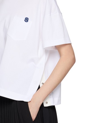  - SACAI - 贴袋短袖 T 恤