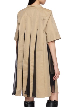 背面 - 点击放大 - SACAI - 褶裥拼接连衣裙