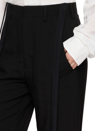  - ANN DEMEULEMEESTER - ANNEKE 飘带阔腿长裤