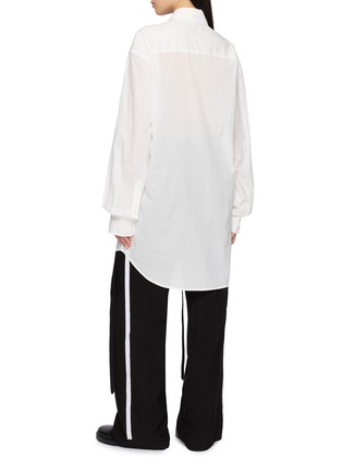 背面 - 点击放大 - ANN DEMEULEMEESTER - ELISABETH 纯棉长款衬衫