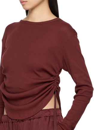 - ANN DEMEULEMEESTER - DOT 褶皱抽绳上衣