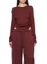 ANN DEMEULEMEESTER DOT 褶皱抽绳上衣