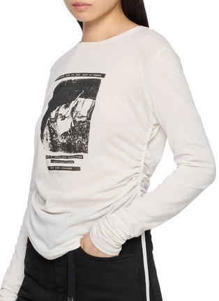  - ANN DEMEULEMEESTER - DOT 褶皱长袖上衣