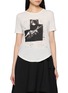 ANN DEMEULEMEESTER FLOOR 中袖印花纯棉 T 恤