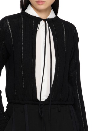  - ANN DEMEULEMEESTER - JACKLIN 镂空针织开衫