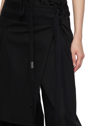  - ANN DEMEULEMEESTER - MARKE 围裙式阔腿休闲裤