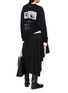 模特儿示范图 - 点击放大 - ANN DEMEULEMEESTER - NIKITA 印花纯棉 T 恤