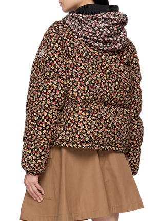 背面 - 点击放大 - MONCLER - Becfigue Floral Print Hooded Puffer Jacket