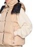  - MONCLER - 连帽可拆绗缝羽绒马甲