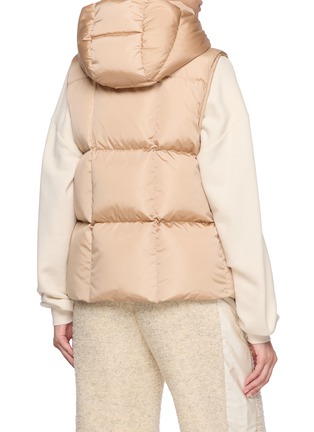 背面 - 点击放大 - MONCLER - 连帽可拆绗缝羽绒马甲