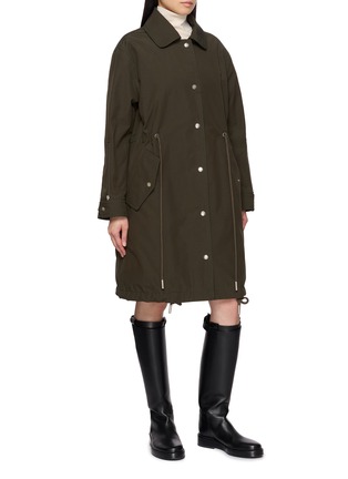 细节 - 点击放大 - MONCLER - Hooded Long Parka Coat