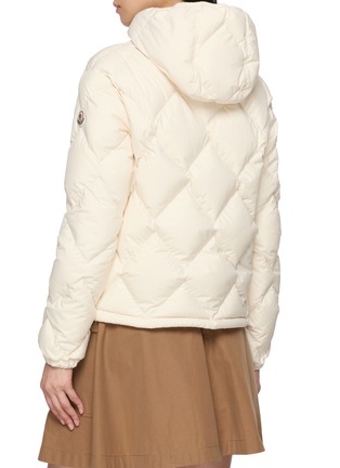 背面 - 点击放大 - MONCLER - 菱格绗缝连帽羽绒夹克