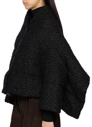  - MONCLER - Shimmering Padded Tweed Cape