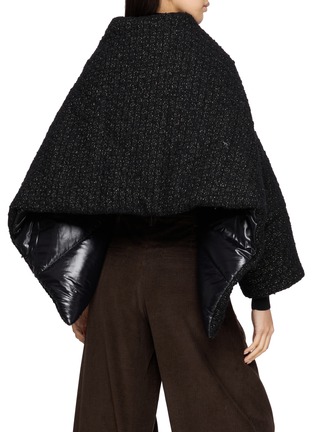 背面 - 点击放大 - MONCLER - Shimmering Padded Tweed Cape