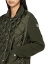  - MONCLER - 针织拼接绗缝夹克