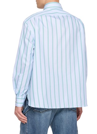 背面 - 点击放大 - JW ANDERSON - Striped Cotton Twill Dress Shirt