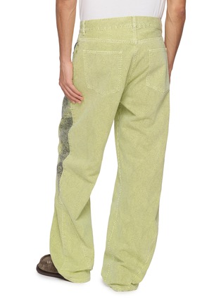 背面 - 点击放大 - JW ANDERSON - Pixel Print Twisted Workwear Light Wash Jeans