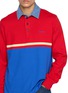  - JW ANDERSON - Denim Collar Polo Shirt
