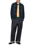 模特儿示范图 - 点击放大 - JW ANDERSON - Zip-up Blouson Check Jacket