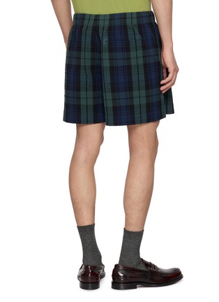 背面 - 点击放大 - JW ANDERSON - Seersucker Check Shorts