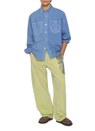 模特儿示范图 - 点击放大 - JW ANDERSON - Oversized Anchor Stitch Shirt