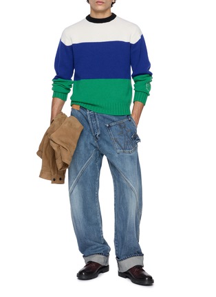 模特儿示范图 - 点击放大 - JW ANDERSON - Striped Knit Jumper