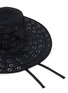 细节 - 点击放大 - GREVI - Broderie Anglaise Wide-Brim Bucket Hat