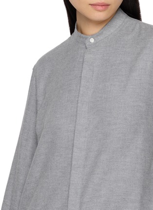 - BOURRIENNE PARIS X - Officer Collar Puff Sleeve Shirt