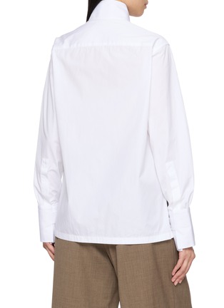 背面 - 点击放大 - BOURRIENNE PARIS X - High Officer Strap Collar Shirt