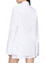 背面 - 点击放大 - BOURRIENNE PARIS X - Classic Collar Stripe Panel Long Shirt