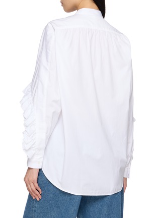 背面 - 点击放大 - BOURRIENNE PARIS X - Ruffled Officer Collar Shirt