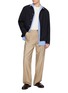 模特儿示范图 - 点击放大 - VALSTAR - Flap Pocket Button Up Wool Jacket
