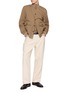 模特儿示范图 - 点击放大 - VALSTAR - High Neck Button Up Jacket