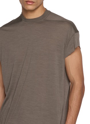  - RICK OWENS - Rick's Jumbo Raw Edge T-Shirt